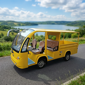 Prix direct usine : Mini-bus de tourisme électrique noir, camionnette de transport de marchandises avec benne, en promotion - Product Image 1