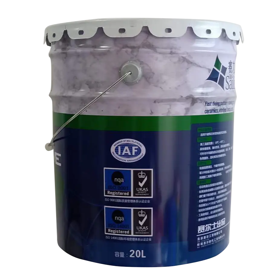 16L tinplate steel metal pail for paint  coating and other chemical products packaging