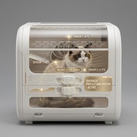 Sèche-cheveux portable électrique intelligent et professionnel pour animaux de compagnie, silencieux et rapide, pour chiens et chats, séchoir de salon pour animaux, séchoir de cage pour animaux