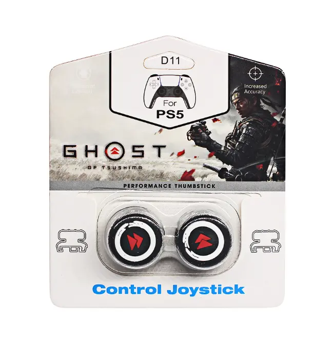 غطاء مقبض الإبهام, غطاء جهاز التحكم في عصا التحكم موديل (Thumbstick) عدد 2 من مقابض الإبهام الخاصة بأجهزة PS4/PS5 الخاصة بحامل الإبهام