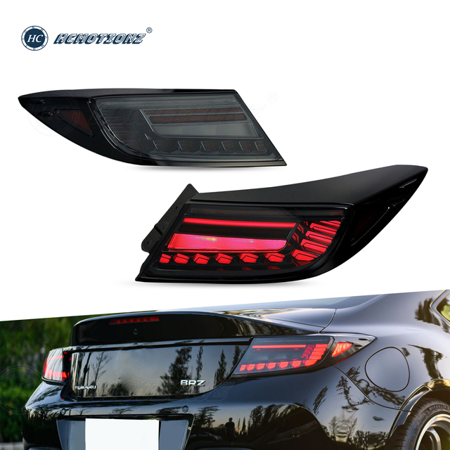 HCMOTIONZ Factory Car Accessories Rear Lamps DRL LED Tail Lights for Subaru BRZ 2022 2023 Rear Lamps for Toyota GR86