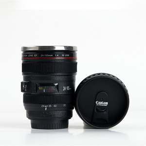 Tasse à café en acier inoxydable avec objectif d'appareil photo zoomable pour photographe, cadeau innovant, flexible, 13,5 oz - Product Image 2