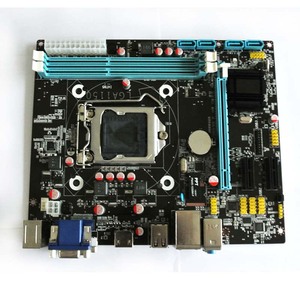 OEM kustom Desktop ATX bentuk faktor Dual prosesor <span class=keywords><strong>DDR3</strong></span> RAM SATA antarmuka terintegrasi grafis H81 baru Motherboard - Product Image 3