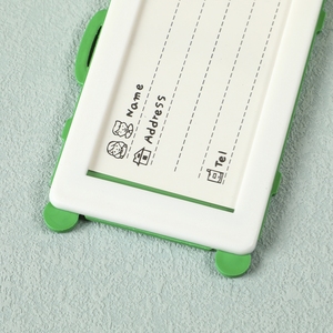 Giá bán buôn tùy chỉnh dập nổi Silicone Tên tag PVC hành lý tag màu sắc tươi sáng mềm nhựa túi không thấm nước Tag cho vali - Product Image 3