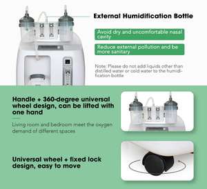 Oxgeenconcentrator 10l Concentrador De Oxigeno <span class=keywords><strong>10</strong></span> Litros Draagbare Zuurstofconcentrator Machine <span class=keywords><strong>10</strong></span> Liter Oxygene Concentrators - Product Image 5