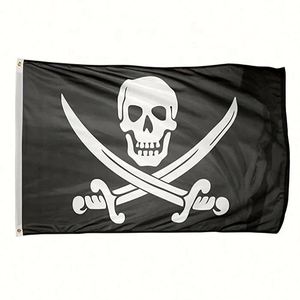 Nouveaux drapeaux pirates Jack Rackham Coffre du mort en fibre de verre 3x5 pieds personnalisés <span class=keywords><strong>2023</strong></span> pour décorations extérieures/intérieures - Product Image 1