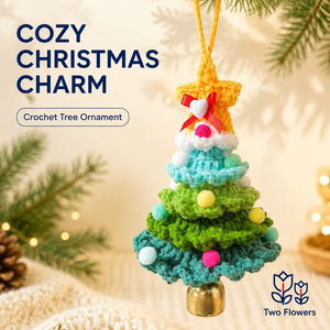 ChengNuo YiBai Hiasan Gantung Pohon Natal Rajutan Tangan Pelangi dari Paduan Logam Desain Modern Hasil Akhir Alami Panjang 14cm untuk Ruang Tamu - Product Image 3