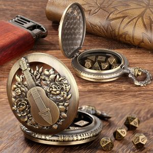Montre de poche à quartz <span class=keywords><strong>vintage</strong></span> steampunk en alliage de zinc avec motif floral personnalisé, fonctionnant à piles, avec chaîne, style antique, non étanche - Product Image 6