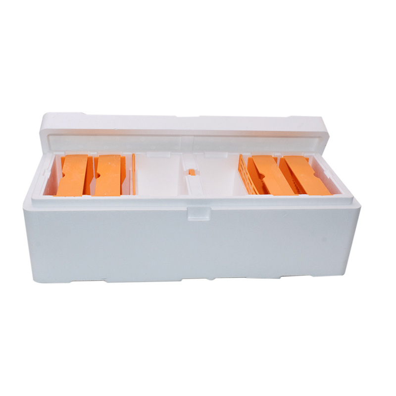 High Strength EPS Double Nuc Boxes Polystyrene Two Bee Queen Rearing Mating Nucs