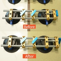 Outils à main de haute qualité, ventouse à vide de 6 pouces, ventouse à double griffe pour l'installation de pierres, de verre et de carreaux