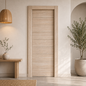 Puerta Rectangular Minimalista Moderna de Madera de Canarino Sólida Hecha a Mano, Multifuncional y Duradera para Decoración de Interiores de Sala de Estar - Product Image 6