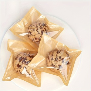 Kantong Kertas Kraft Coklat Kecil Berkualitas Tinggi dengan Jendela, Segel Panas, Kemasan Makanan, Langsung dari Pabrik, Custom - Product Image 4