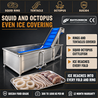Petit Atelier Machine de Glazurage pour Poisson Surgelé Acier Inox 304 Glace Enveloppante Anneaux de Calmar Glaçage Protecteur