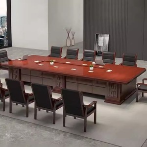 Suministro <span class=keywords><strong>de</strong></span> fábrica, gran <span class=keywords><strong>mesa</strong></span> <span class=keywords><strong>de</strong></span> conferencias pintada, madera maciza, nueva <span class=keywords><strong>sala</strong></span> <span class=keywords><strong>de</strong></span> conferencias <span class=keywords><strong>de</strong></span> estilo chino, <span class=keywords><strong>mesa</strong></span> <span class=keywords><strong>de</strong></span> conferencias y sillas - Product Image 3
