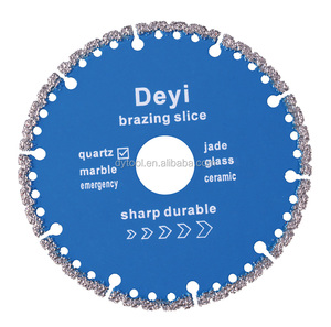 Deyi 115mm 4.5 pouces Meuleuse D'angle Diamant <span class=keywords><strong>Enduit</strong></span> Multi Scie <span class=keywords><strong>Lame</strong></span> Coupe Métaux Ferreux En Fiber de Verre et bien plus - Product Image 2