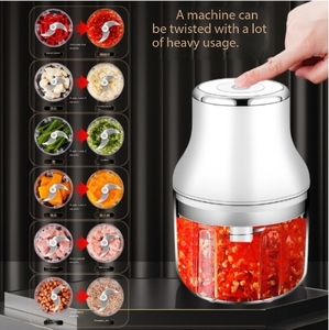 Electric Garlic Chopper Meat Grinder Mini Vegetable Chopper Garlic Crusher Blenders for <b>Kitchen</b> Grinders Food Processor Mixer - Product Image 4
