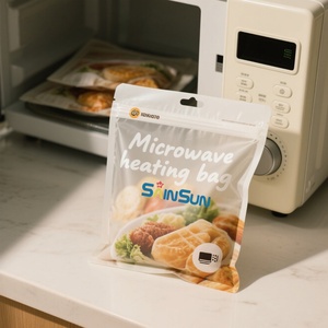 Bolsa de Plástico para Envasado de Alimentos Congelados, con Diseño de Logotipo Personalizado, Apta para Calentar en Microondas - Product Image 3