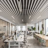 Carreaux de plafond décoratifs en aluminium certifiés CE pour plafonds décoratifs intérieurs en métal Prix compétitif