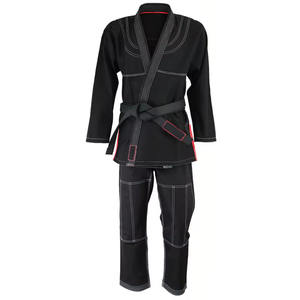 Custom Made Training Karate Uniform with <b>Belt</b> Front Logo 100% Cotton Quick Dry Breathable Lightweight & <b>Elastic</b> for Men - Product Image 3