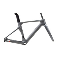 Usine en gros R10 700C cadre de vélo de route en Fiber de carbone cadre de frein à disque aérodynamique vélos de route cadre d'utilisation BMX à pignon fixe