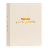 Journal en lin personnalisé à prix d'usine avec stylo Bible Christian Client Planner Journaux de livre de prières en tailles A5 A6 A7