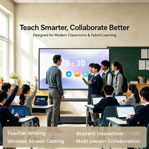 <span class=keywords><strong>Pizarra</strong></span> Interactiva Inteligente 4K IFPD de 65 y 75 Pulgadas para Escuelas, Pantalla Táctil de 40 Puntos, Paneles Planos Interactivos, <span class=keywords><strong>Pizarra</strong></span> Digital - Product Image 5
