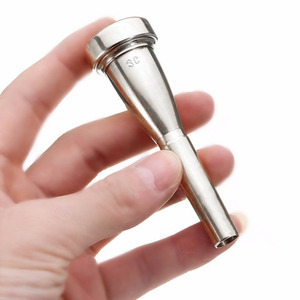 Instrumento Musical profesional en forma de <span class=keywords><strong>trompeta</strong></span>, pieza de <span class=keywords><strong>boca</strong></span> de metal, 7C, chapado en plata, 3C, estándar de exportación 5C - Product Image 3
