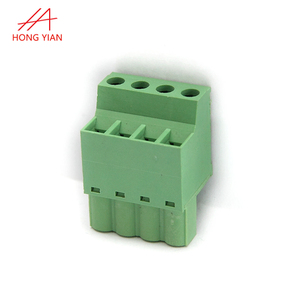 Connecteur fil-circuit imprimé 2,54 mm, borne électrique verte, <span class=keywords><strong>bornier</strong></span> à ressort pour PCB 6 8 10 - Product Image 5