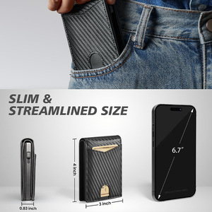<b>Card</b> Holder Multi Functional Anti Magnetic Bi Fold Business Style Men's 3 In Credit <b>Card</b> <b>Wallet</b> Solid Color Spring 2024 - Product Image 3