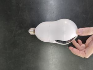 Suniseepro หลอดไฟ E27หมุนได้สองทางระบบเสียงหมุนปรับเอียงได้สำหรับ3MP ความปลอดภัยในร่มกล้อง4G - Product Image 6