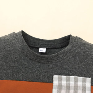 ชุดเสื้อผ้าเด็กผู้ชายแขนสั้นผ้าฝ้ายลำลองราคาส่งถูกสำหรับฤดูร้อน - Product Image 4