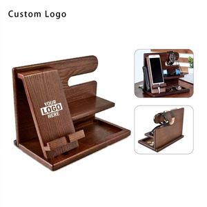 Handmade Wooden <b>Watch</b> and Key Holder with Custom Logo for Business Promotion - Product Image 2