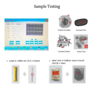 Máquina compacta de inspección de alimentos por rayos X en línea con doble detección para impurezas metálicas y no metálicas en productos envasados en pequeñas presentaciones - Product Image 2