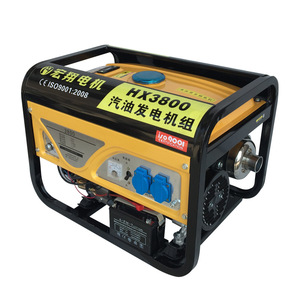 Máy Phát Điện Xăng, khởi động điện 3 Kilowatt, động cơ đồng nguyên chất Một pha 220V, dự phòng trong trường hợp mất điện - Product Image 1