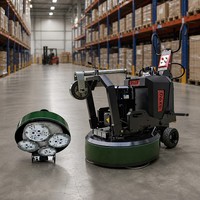 Machine de polissage de sol en béton à moteur haute performance de qualité supérieure pour la préparation des surfaces en pierre, vente en gros