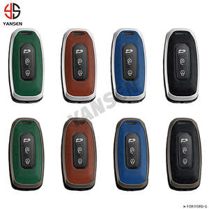 Logo personalizzato portachiavi per auto Cover Shell Holder per <span class=keywords><strong>Ford</strong></span> Territory Transit EcoBoost <span class=keywords><strong>Fusion</strong></span> F150 2017-2021 <span class=keywords><strong>accessori</strong></span> portachiavi - Product Image 2