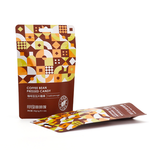 Hot bán tùy chỉnh in ba bên con dấu Ziplock Nắp kéo Pouch túi nhựa cho hạt cà phê kẹo thực phẩm đồ ăn nhẹ bao bì - Product Image 2