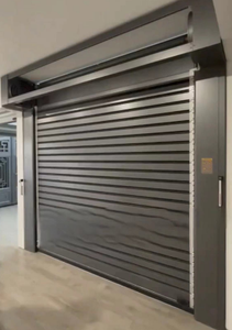 Estilo moderno Seguridad residencial americana Aluminio 12X10 Puerta de garaje Puerta de Granero enrollable automática Característica impermeable Estilo caliente - Product Image 5