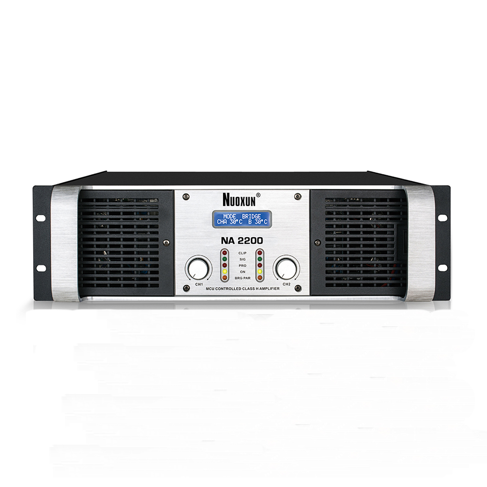 プロのサウンドシステムパワーアンプ2チャンネル3UクラスHメタル