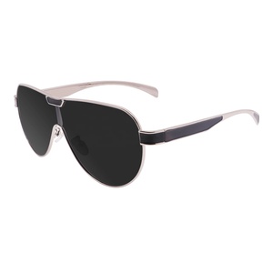 Trendy Büyük Boy Pilot Şeklinde Metal Punk Güneş Gözlüğü Altın Çerçeve Özel Logo Polarize Siyah Lensler UV400 Yüksek Kalite Unisex - Product Image 5