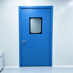 <span class=keywords><strong>Puerta</strong></span> Batiente de Acero Inoxidable con Diseño Hermético para Cuartos Limpios Industriales - Product Image 3