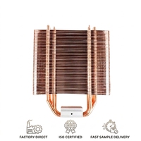 Radiateur CPU en cuivre et aluminium avec caloducs, haute performance 130-180W, refroidisseur pour PC de bureau, système de refroidissement pour ordinateur de jeu