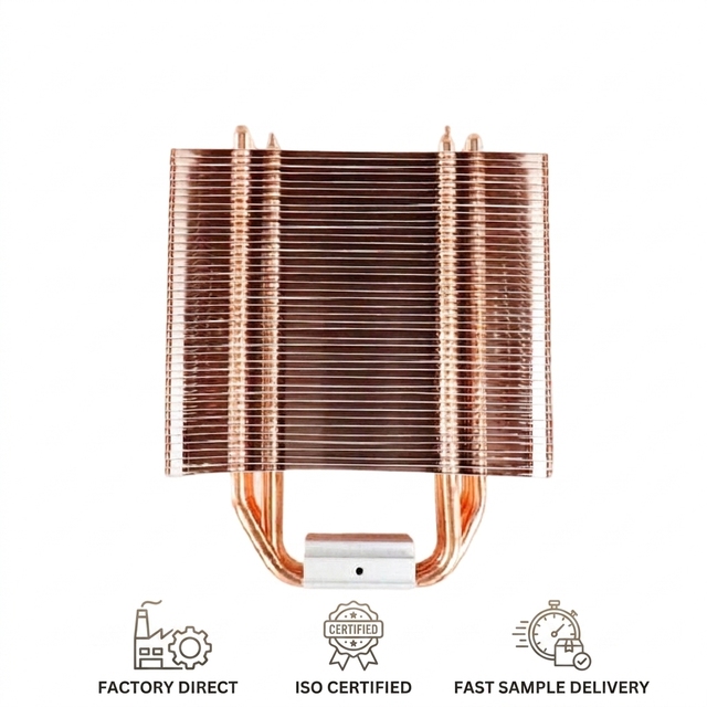 Copper & Aluminum CPU Radiator with Heat Pipes High Performance 130-180W Desktop PC Cooler for Gaming Computer Cooling System