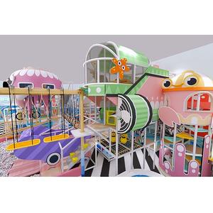 KOKO CAT Soft Play Equipment Interior Playground Módulos para niños pequeños con temática de dulces personalizados hechos de madera para la escuela - Product Image 1