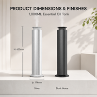 Diffuseur de parfum commercial pour tours, fabricant de machines à arômes sans eau à deux fluides de 3000m³ et 1000ml pour la réception d'hôtels de luxe