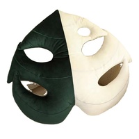 Oreiller de plante tropicale en forme de feuille, coussin de feuille d'érable en peluche douce, offre spéciale
