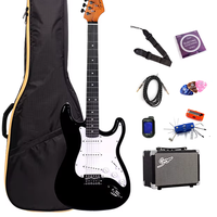 Kit de Guitare Électrique SMIGER L-G1M Custom pour Débutant, Fabriqué en Chine, Prix de Gros E-commerce, avec Amplificateur