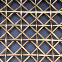 Maille métallique décorative en acier inoxydable au design moderne pour cloisons intérieures, plafonds et décorations de balustrades