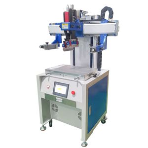 Haotian Screen Printing Machine S-3050 300mmX500mm Manual Multicolor Flatbed <b>Printer</b> For Water <b>Cup</b> Cosmetic Bottle - Product Image 3