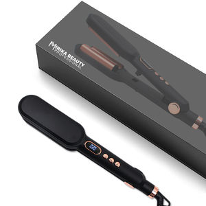 Plancha <span class=keywords><strong>de</strong></span> Pelo Profesional <span class=keywords><strong>de</strong></span> Cerámica Platino <span class=keywords><strong>de</strong></span> Grado Salón, 450 Grados, <span class=keywords><strong>Ondas</strong></span> <span class=keywords><strong>de</strong></span> <span class=keywords><strong>Sirena</strong></span>, Rizador Profundo en Forma <span class=keywords><strong>de</strong></span> U, Equipo <span class=keywords><strong>de</strong></span> Estilismo - Product Image 3